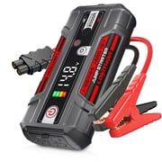 LOKITHOR J400 2000A Car Jump Starter 12V Lithium Battery Booster for 8.0L Gas/6.0L Diesel, ConnectMax Tech, QC3.0 Charge, 5.75" Display, 300-Lumen LED