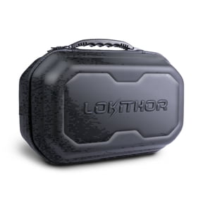 LOKITHOR Jump Starter Case with Handle, Portable JA Series EVA Storage Case, Inner Compartment for Cables & Air Hose, Waterproof, Shockproof,Dustproof