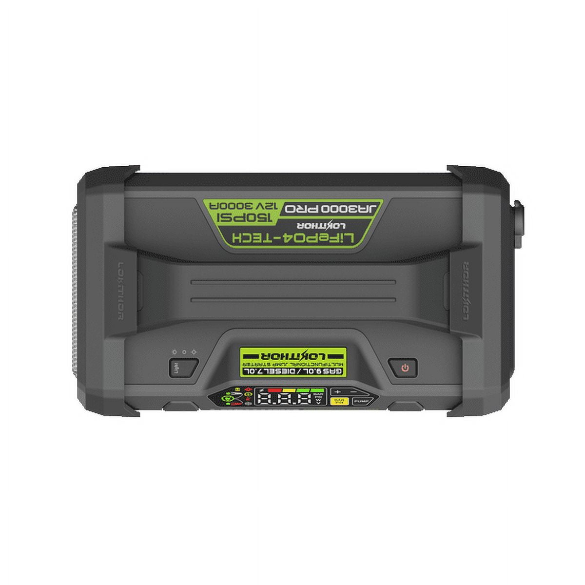 LOKITHOR JA3000 PRO Jump Starter with Air Compressor 3000Amp and LiFePO4 Battery