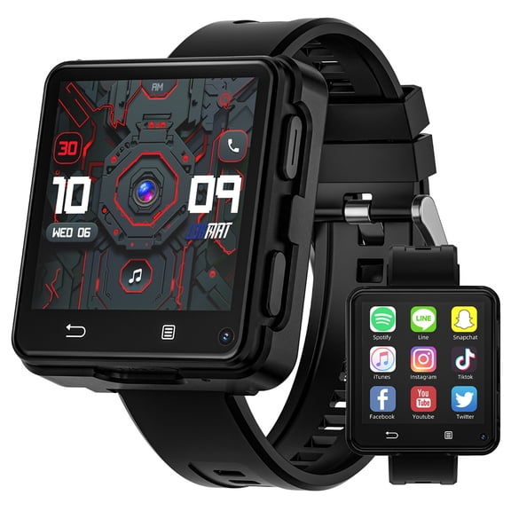 LOKMAT APPLLP 2 MAX Detachable Smartwatch, 4GB RAM 64GB ROM, 2.64-inch Display, Android 11 OS, Support 4G/5G & Bluetooth, GPS for All-Day Use, Independent Communication & Seamless Connectivity
