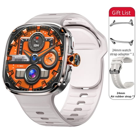 LOKMAT APPLLP 6 MAX Smartwatch, 3GB RAM 32GB ROM, 2.16 Inch AMOLED HD Screen, 4G/5G LTE Connectivity, Built-in GPS Positioning, Fitness & Daily Use Smart Watch for Men Women