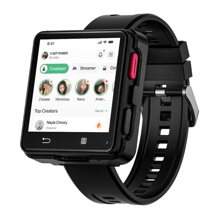 LOKMAT APPLP 2 MAX full Netcom smart watch the best companion for smart life black