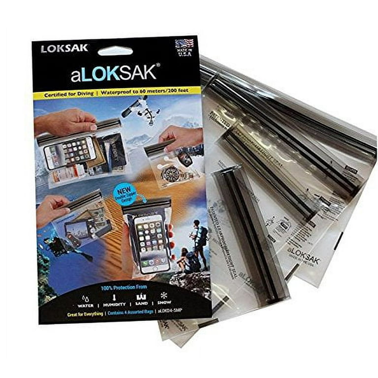 LOKSAK aLOKSAK Waterproof Bags Small Multipack x 4