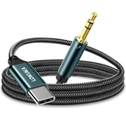 LOKUKA USB C to TRS 3.5mm Audio Jack Cable, Type-C Stereo Aux Cord Compatible with Computer, Car, Headphone, Smartphone, 3.3 ft