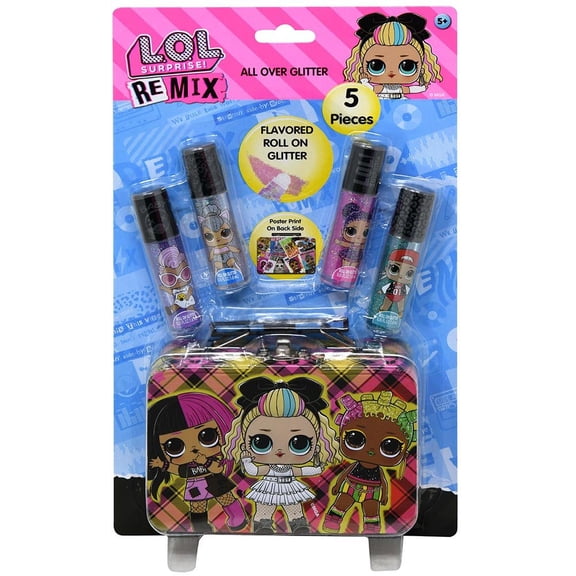 LOL 4pk Roll on Gloss with Tin on Card