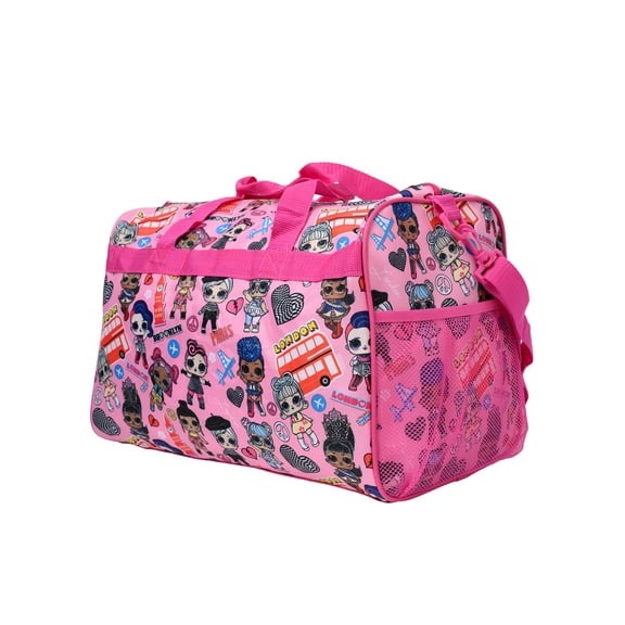 LOL Surprise Bag 16" Duffel Travel Dance Bag Carry-on GoGo Gurl VRQT Pink