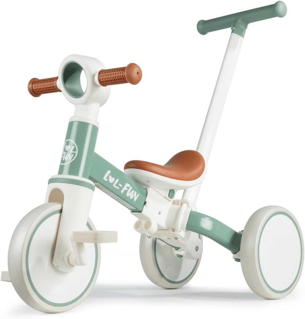 LOL-FUN in Toddler Tricycles for 1-3 Year Olds Boys Girls Toy