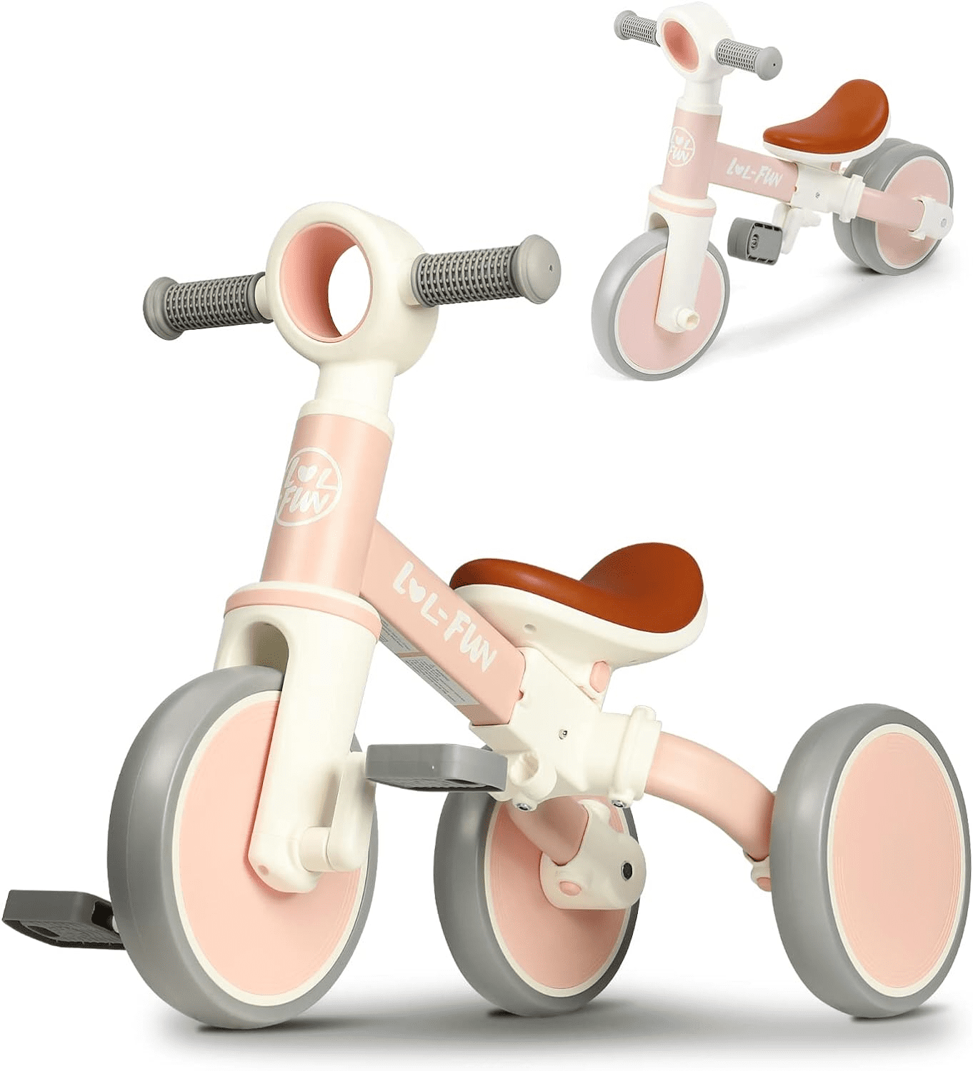 LOL FUN 4 in 1 Balance Bike for Toddlers Ages 1 4 Safe and Easy Assembly Walmart