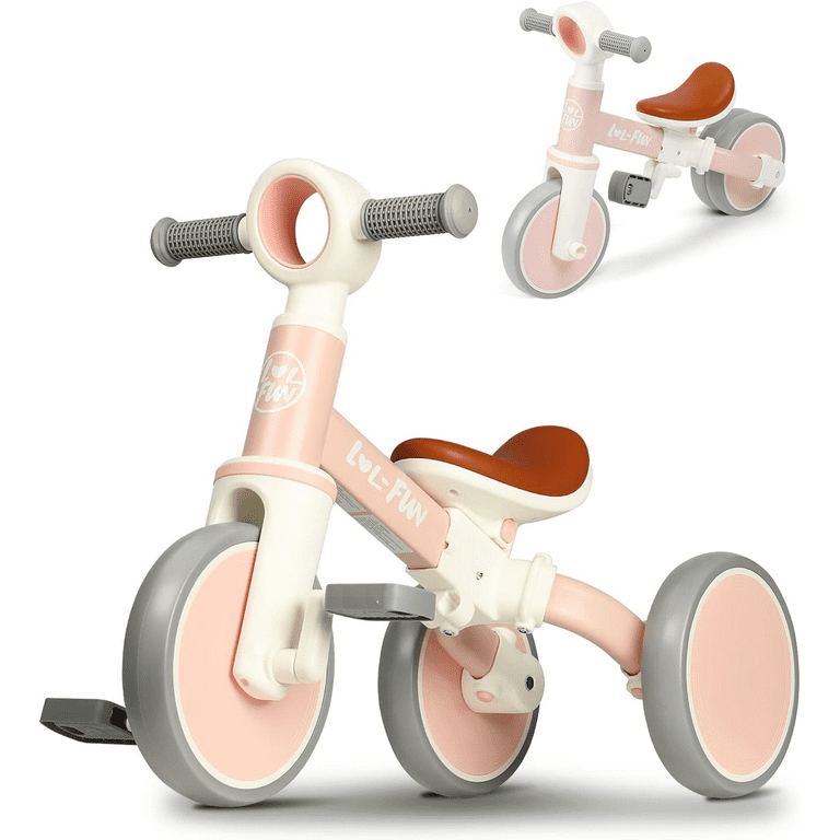 LOL FUN 4 in 1 Balance Bike for Toddlers Ages 1 4 Safe and Easy Assembly Walmart