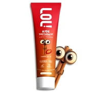 LOL Kids Fluoride-Free Toothpaste with Nano Hydroxyapatite, Probiotics, Vitamins A, C, E | Safe if Swallow, 100% Natural Whitening, No SLS, No Artificial Colors (3.5oz, Cinnamon Jelly Joy)