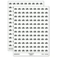 thumbnail image 1 of LOL Laughing Fun Text 200+ Round Stickers - White - Gloss Finish - 0.50" Size, 1 of 3