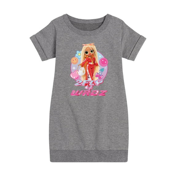 LOL OMG! Fashion Dolls - 2Fly 4 Wrdz - Toddler & Youth Girls Fleece Dress