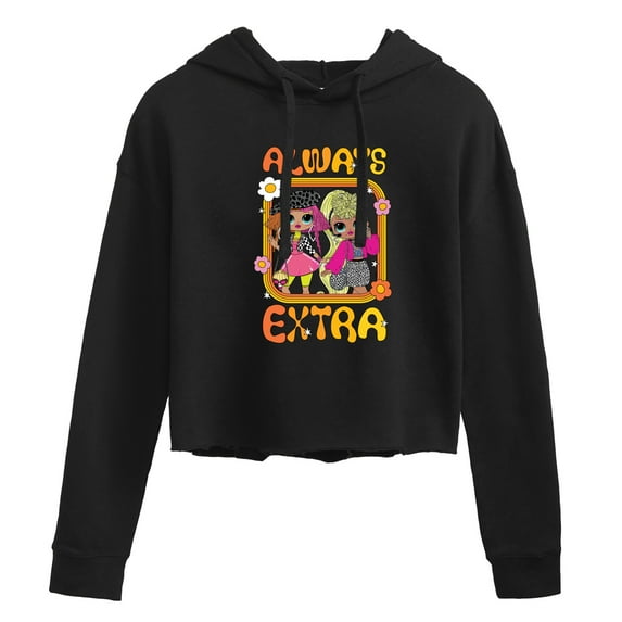 LOL OMG! Fashion Dolls - Always Extra - Juniors Cropped Pullover Hoodie