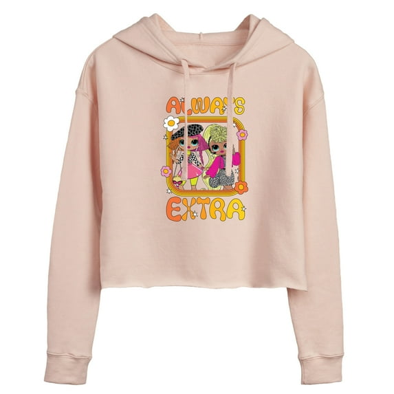 LOL OMG! Fashion Dolls - Always Extra - Juniors Cropped Pullover Hoodie