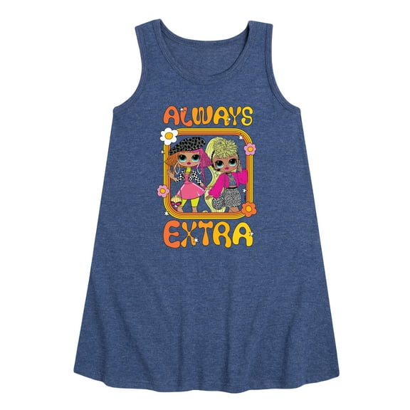 LOL OMG! Fashion Dolls - Always Extra - Toddler & Youth Girls A-line Dress