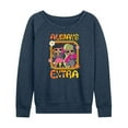thumbnail image 1 of LOL OMG! Fashion Dolls - Always Extra - Women's Lightweight French Terry Long Sleeve Shirt, 1 of 5