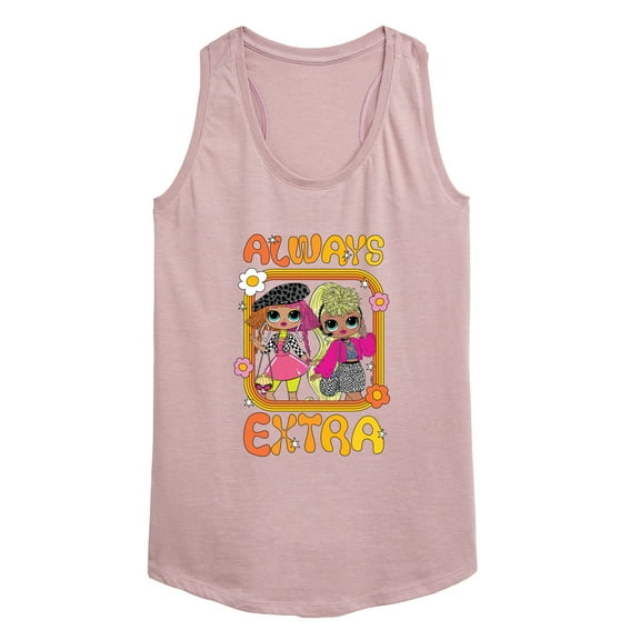 LOL OMG! Fashion Dolls - Always Extra - Women's Racerback Tank Top