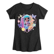 LOL Surprise! - Candylicious, Butterflies, Hearts Girls Fitted Short Sleeve Graphic T-Shirt