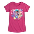 thumbnail image 1 of LOL OMG! Fashion Dolls - Candylicious, Butterflies, & Hearts - Toddler & Youth Girls Short Sleeve Graphic T-Shirt, 1 of 5