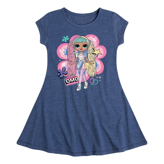 LOL OMG! Fashion Dolls - Candylicious Original - Toddler & Youth Girls Fit & Flare Dress