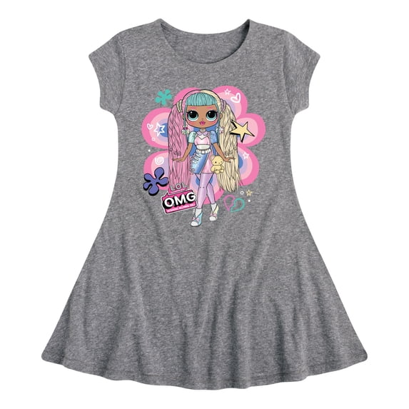 LOL OMG! Fashion Dolls - Candylicious Original - Toddler & Youth Girls Fit & Flare Dress