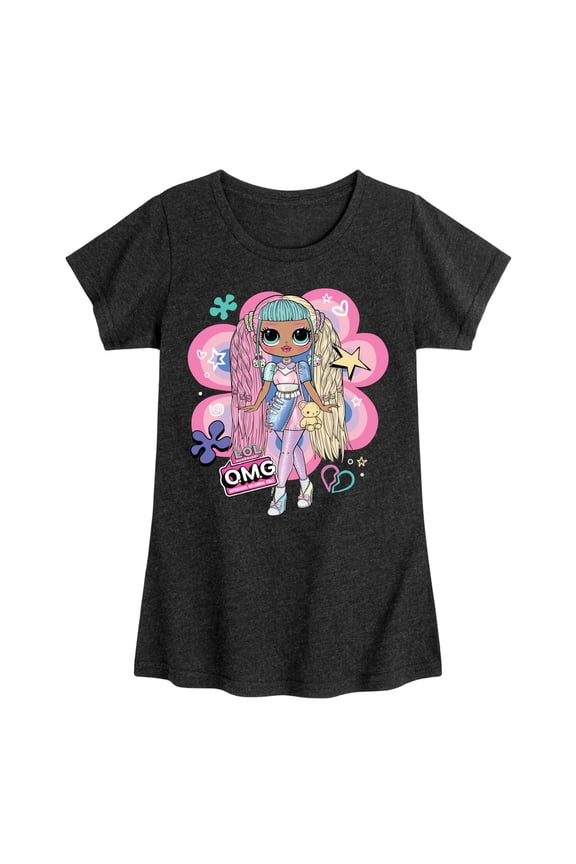 LOL OMG! Fashion Dolls - Candylicious Original - Toddler & Youth Girls Short Sleeve Graphic T-Shirt