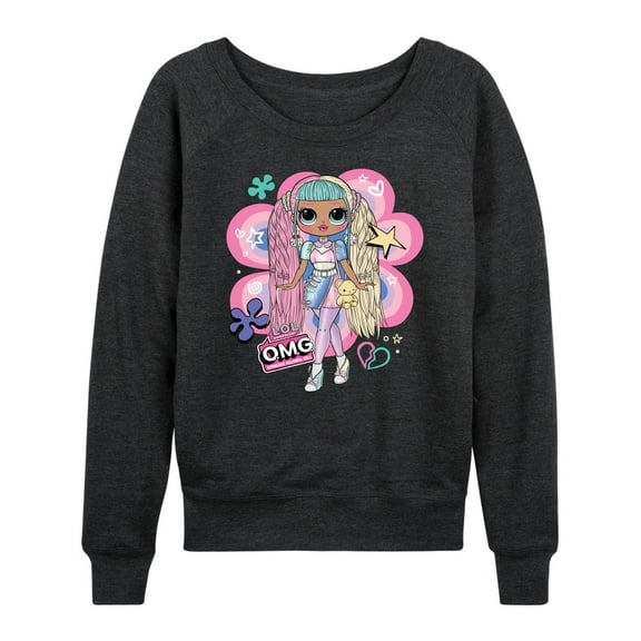 LOL OMG! Fashion Dolls - Candylicious Original - Women's Lightweight French Terry Long Sleeve Shirt