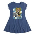 thumbnail image 1 of LOL OMG! Fashion Dolls - Catch My Vibe - Toddler & Youth Girls Fit & Flare Dress, 1 of 1