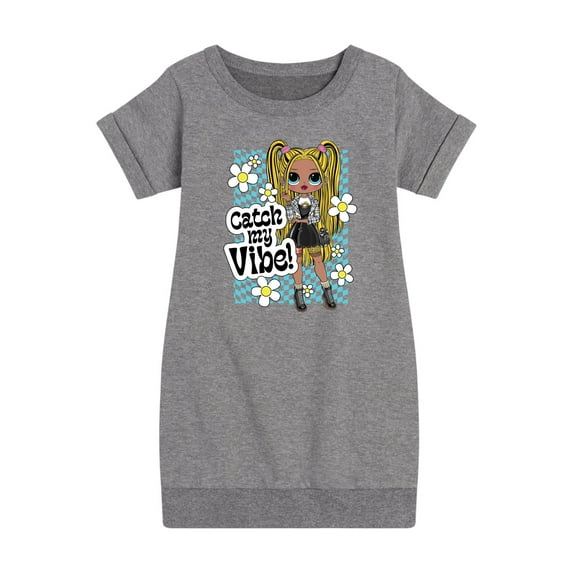 LOL OMG! Fashion Dolls - Catch My Vibe - Toddler & Youth Girls Fleece Dress