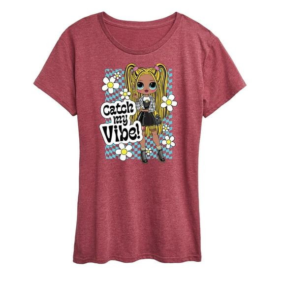 LOL OMG! Fashion Dolls - Catch My Vibe - Women's Short Sleeve Graphic T-Shirt