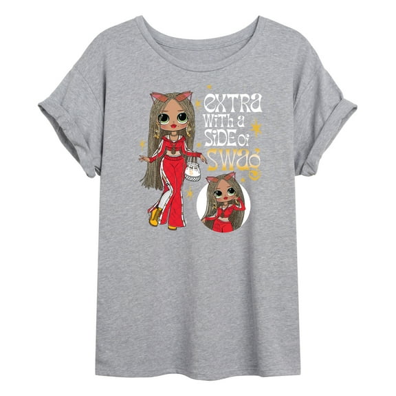 LOL OMG! Fashion Dolls - Extra w/ a Side of Swag - Juniors Ideal Flowy Muscle T-Shirt