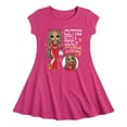 thumbnail image 1 of LOL OMG! Fashion Dolls - Extra w/ a Side of Swag - Toddler & Youth Girls Fit & Flare Dress, 1 of 5