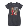 thumbnail image 1 of LOL OMG! Fashion Dolls - Extra w/ a Side of Swag - Toddler & Youth Girls Fleece Dress, 1 of 1
