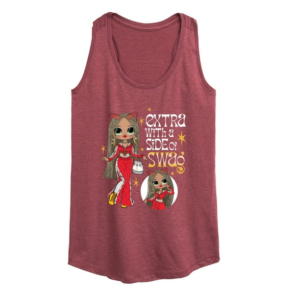 LOL OMG! Fashion Dolls - Extra w/ a Side of Swag - Women's Racerback Tank Top