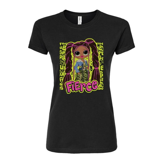 LOL OMG! Fashion Dolls - Fierce Graffiti - Juniors Fitted Graphic T-Shirt