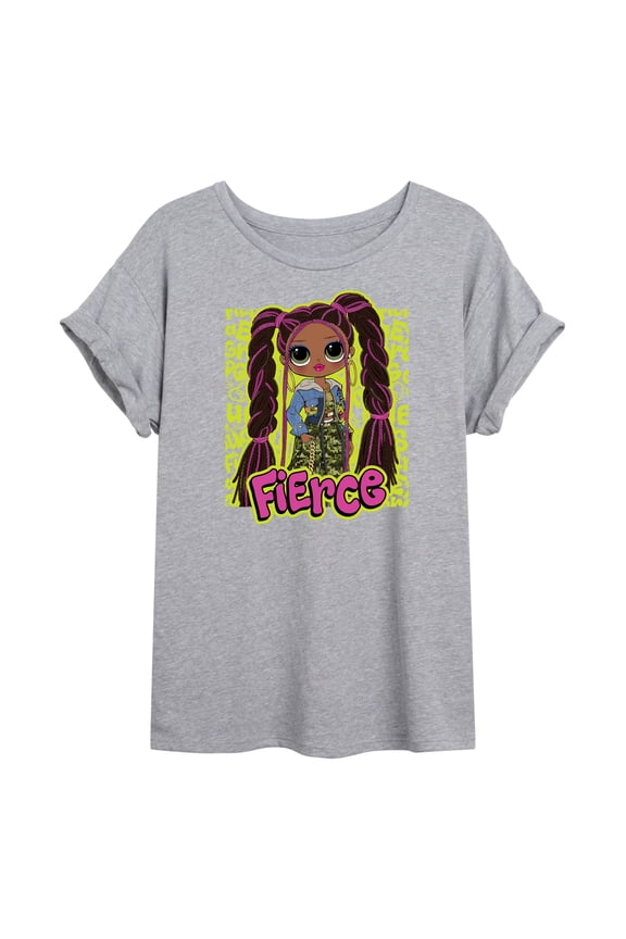 LOL OMG! Fashion Dolls - Fierce Graffiti - Juniors Ideal Flowy Muscle T-Shirt