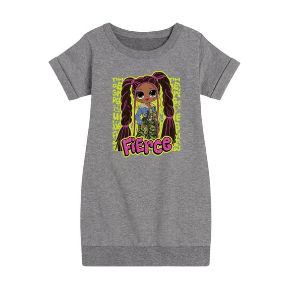 LOL OMG! Fashion Dolls - Fierce Graffiti - Toddler & Youth Girls Fleece Dress