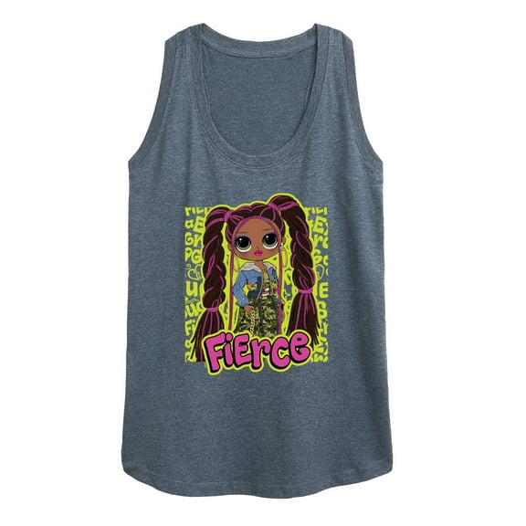 LOL OMG! Fashion Dolls - Fierce Graffiti - Women's Racerback Tank Top