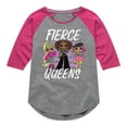 thumbnail image 1 of LOL OMG! Fashion Dolls - Fierce Queens - Toddler & Youth Girls Raglan Graphic T-Shirt, 1 of 5