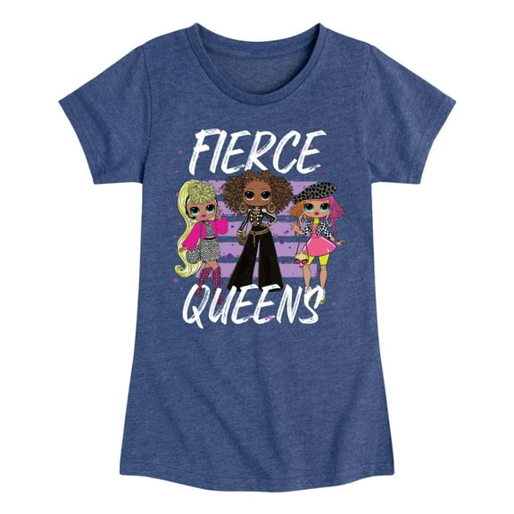 LOL OMG! Fashion Dolls - Fierce Queens - Toddler & Youth Girls Short Sleeve Graphic T-Shirt