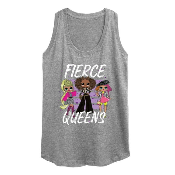 LOL OMG! Fashion Dolls - Fierce Queens - Women's Racerback Tank Top