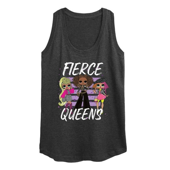 LOL OMG! Fashion Dolls - Fierce Queens - Women's Racerback Tank Top