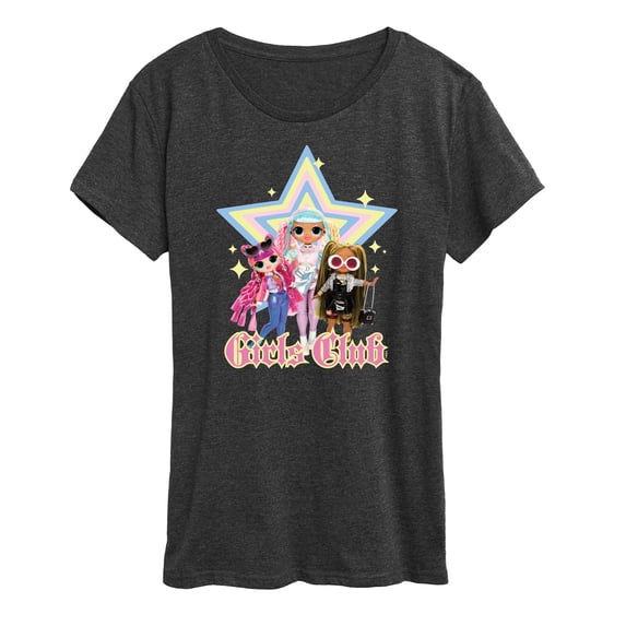 LOL OMG! Fashion Dolls - Girls Club - Women's Short Sleeve Graphic T-Shirt