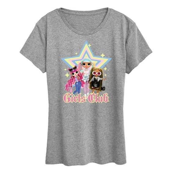 LOL OMG! Fashion Dolls - Girls Club - Women's Short Sleeve Graphic T-Shirt