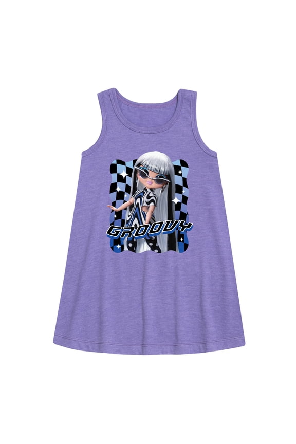 LOL OMG! Fashion Dolls - Groovy Babe - Toddler & Youth Girls A-line Dress