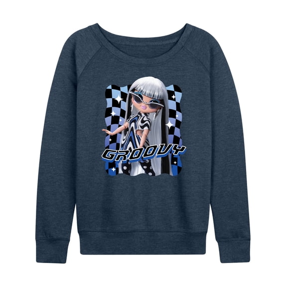 LOL OMG! Fashion Dolls - Groovy Babe - Women's Lightweight French Terry Long Sleeve Shirt