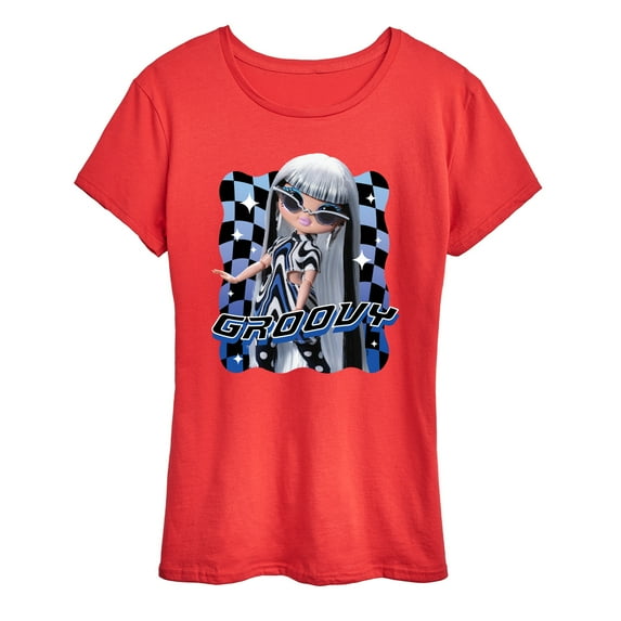 LOL OMG! Fashion Dolls - Groovy Babe - Women's Short Sleeve Graphic T-Shirt