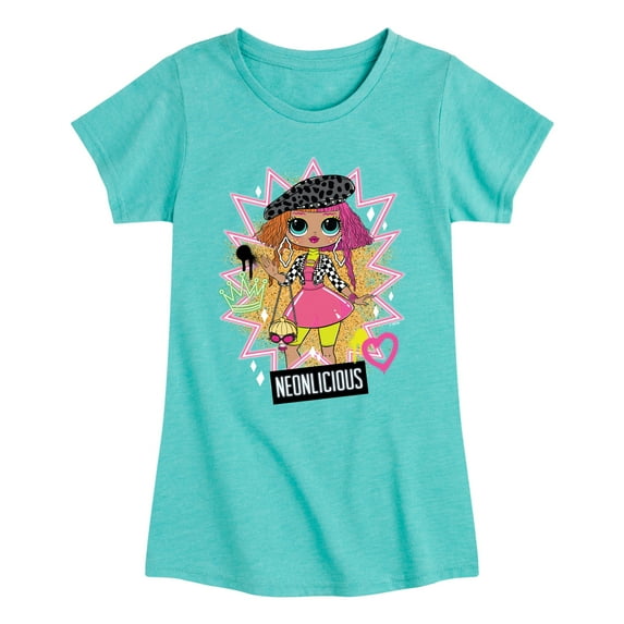 LOL OMG! Fashion Dolls - Neonlicious - Toddler & Youth Girls Short Sleeve Graphic T-Shirt