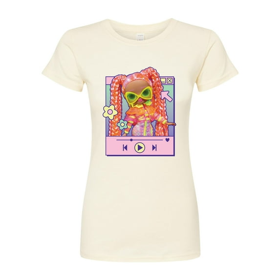 LOL OMG! Fashion Dolls - Play Dazzle Music - Juniors Fitted Graphic T-Shirt