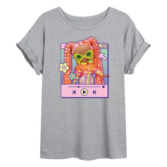 LOL OMG! Fashion Dolls - Play Dazzle Music - Juniors Ideal Flowy Muscle T-Shirt